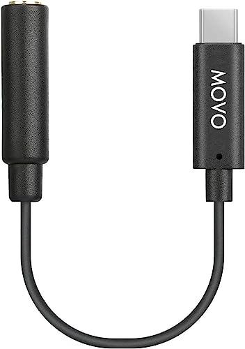 Movo UCMA-1 USB C to 3.5mm Audio Adapter