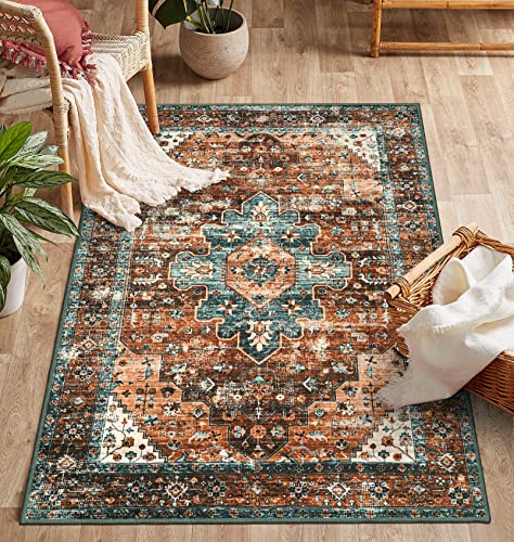 Moynesa Ultra-Thin Vintage Area Rug