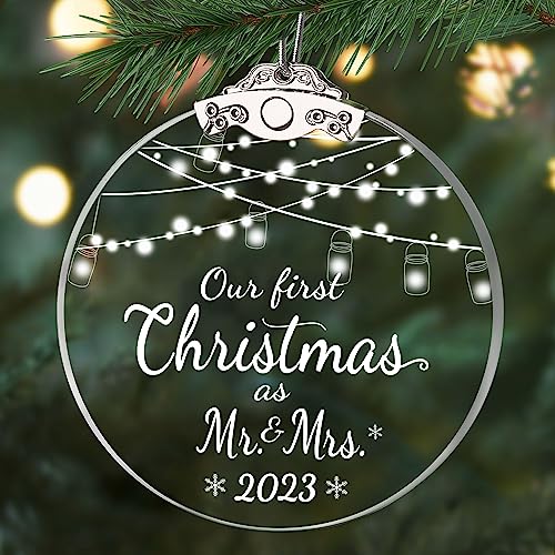 Mr & Mrs Christmas Ornament 2023