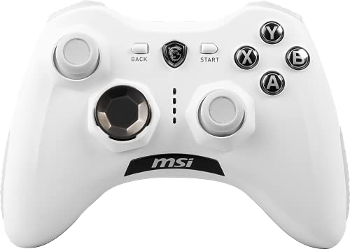 MSI FORCE GC20 V2 Wired Gamepad Controller - Dual Vibration Motors, USB 2.0
