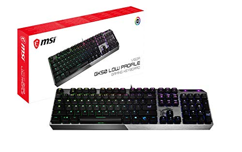 MSI Vigor GK50 Low Profile RGB Keyboard