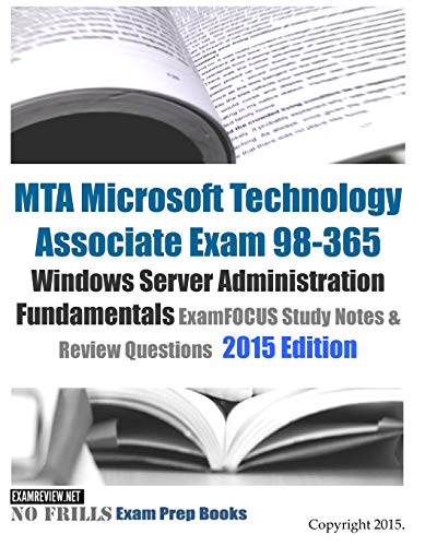 MTA Microsoft Technology Associate Exam 98-365 Study Guide