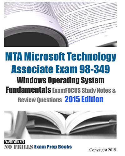 MTA Microsoft Technology Associate Exam Study Notes