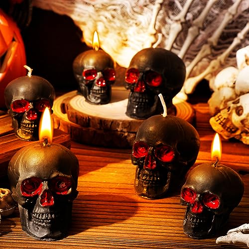 MTLEE Halloween Skull Candle Set