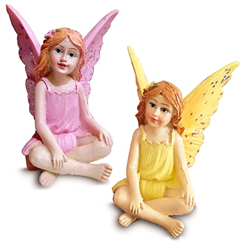 MUAMAX Miniature Fairy Garden Fairies