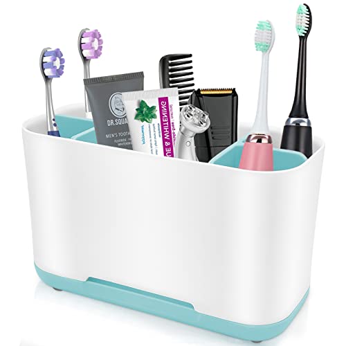 Multi-Functional Toothbrush Holder with Anti-Slip Design