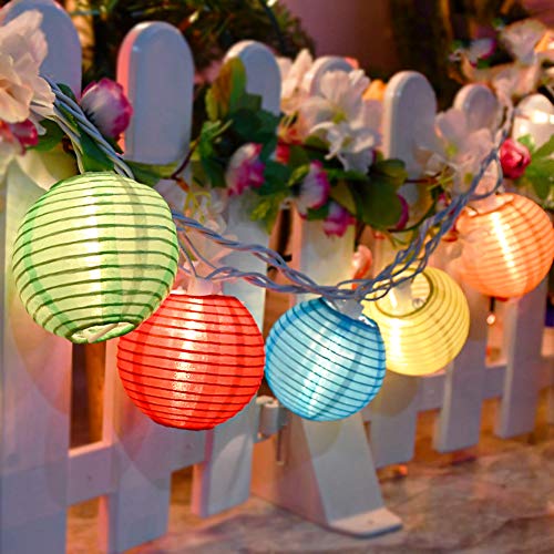 Multicolor Lantern String Lights