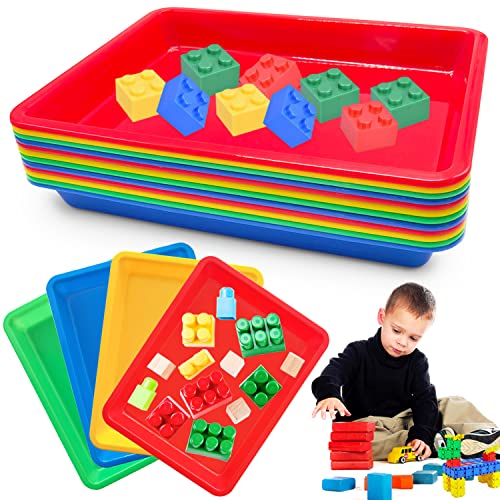 Multicolor Plastic Art Trays