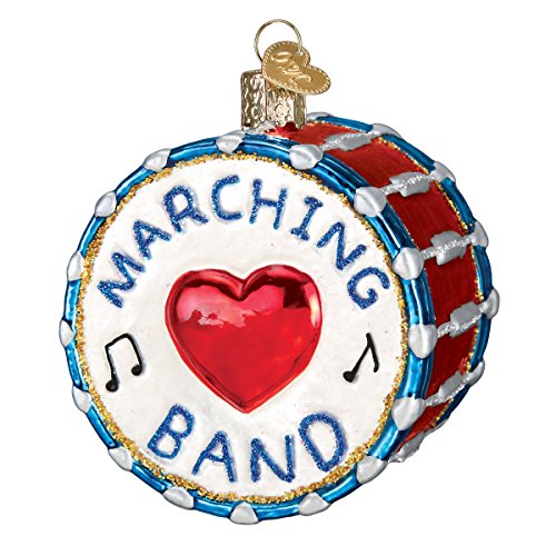 Musical Instruments Glass Blown Ornaments for Christmas Tree Marching Band