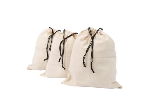 Muslin Storage Bags - 100% Organic Cotton Drawstring Bags