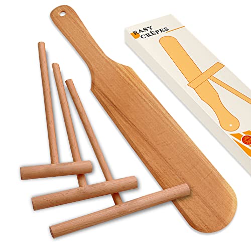 Crepe Spreader And Spatula Kit, 3.5 Inch, 5 Inch, 7 Inch T-Shaped