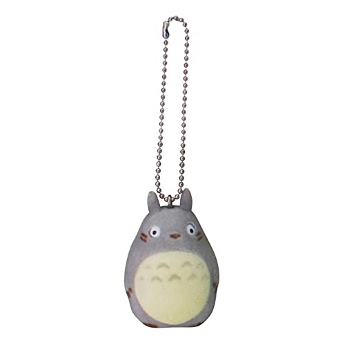 My Neighbor Totoro Gray Totoro Flocked Key Chain