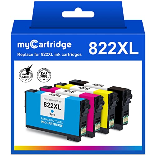 myCartridge Remanufactured Ink Cartridge Replacement for Epson 822XL 822 XL T822XL