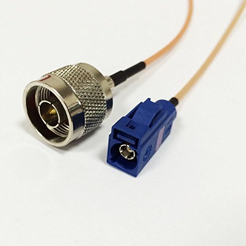 N Male to Fakra C Female RF Cable Adapter for GPS Navi