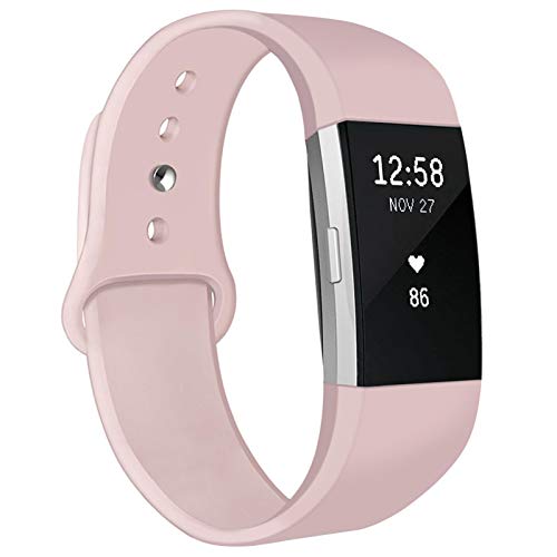 NAHAI Silicone Replacement Bands for Fitbit Charge 2