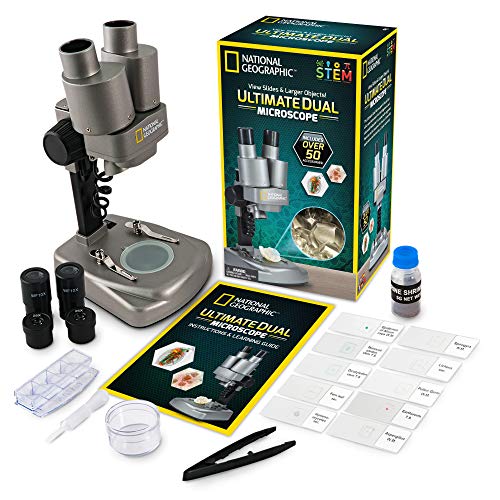 NATIONAL GEOGRAPHIC Kids Microscope - Science Kit with Slides