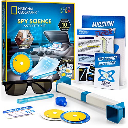 NATIONAL GEOGRAPHIC Spy Science Kit - Kids Spy Activity Set
