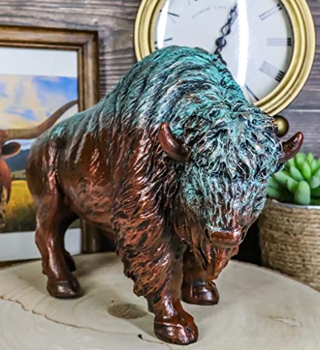 Native American Bison Buffalo Decorative Resin Figurine