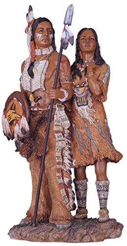 Native American Couple Collectible Indian Sculpture