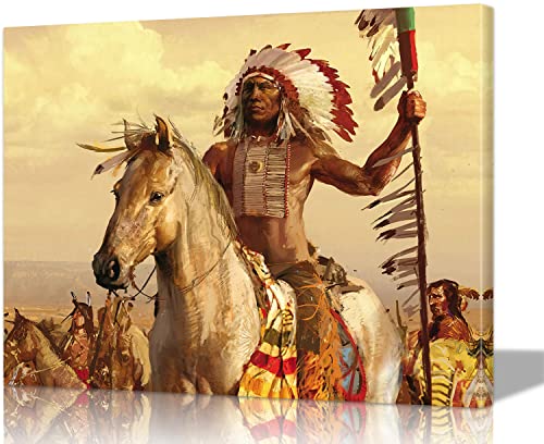Native American Wall Decor Chiefs Wall Decor Indian Art Indian Painting