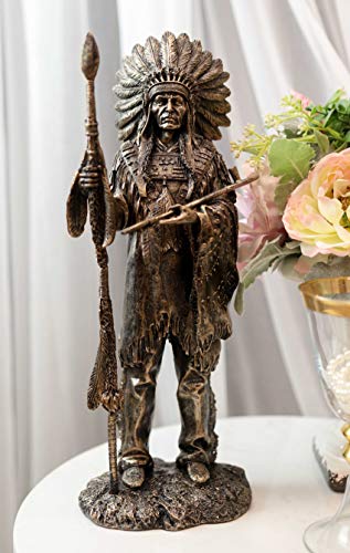 Native American Warrior Chief Statue