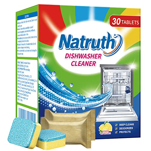 NATRUTH Dishwasher Cleaner & Deodorizer Tablets -30 Pack
