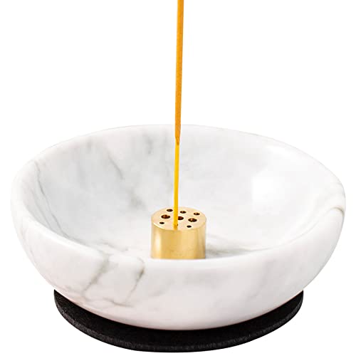 Natural Marble Incense Holder for Sticks with 9 Incense Holes
