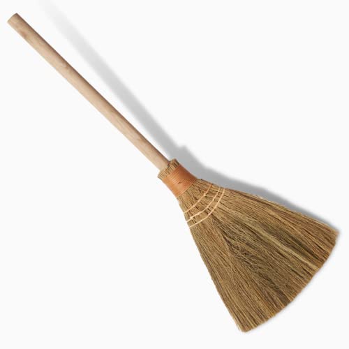Natural Whisk Sweeping Hand Handle Broom - Vietnamese Broom for Cleaning, Decorative Broom
