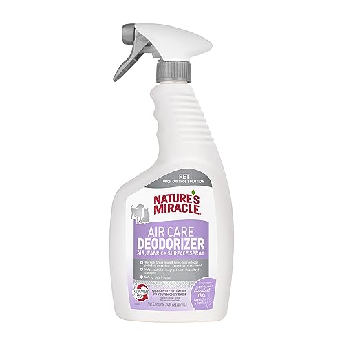 Nature's Miracle Air Care, Fabric and Surface Spray Lavender & Vanilla Scent Pet Odor Eliminator Deodorizer, 24 fl. oz.