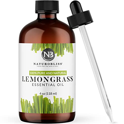 NaturoBliss 100% Pure Lemongrass Essential Oil
