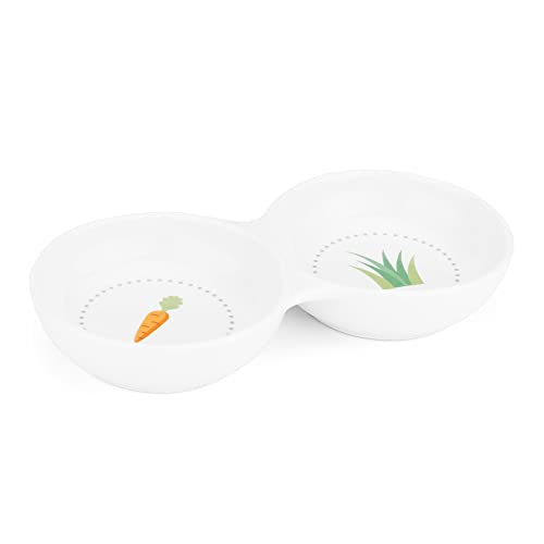 Navaris Double Food Bowl for Small Animals