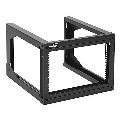 NavePoint 6U Network Rack with Swing Out Hinged Gate