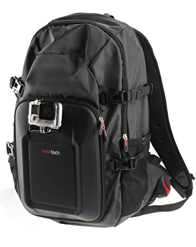 Navitech Action Camera Backpack with Integrated Chest Strap