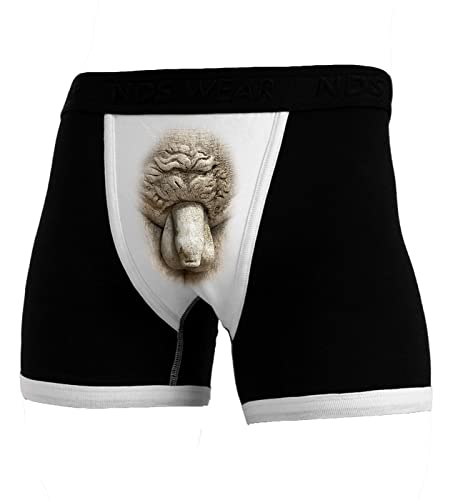 NDS Wear Michelangelo Sculpture of David's Mens Underwear Boxer-Brief Large White