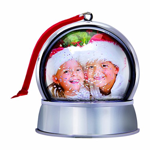 Neil Enterprises Magnetic Photo Snow Globe Christmas Ornament