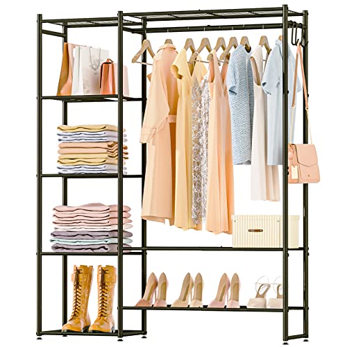Neprock Clothing Rack with Shelves