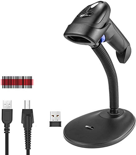 NetumScan Wireless Barcode Scanner with Stand