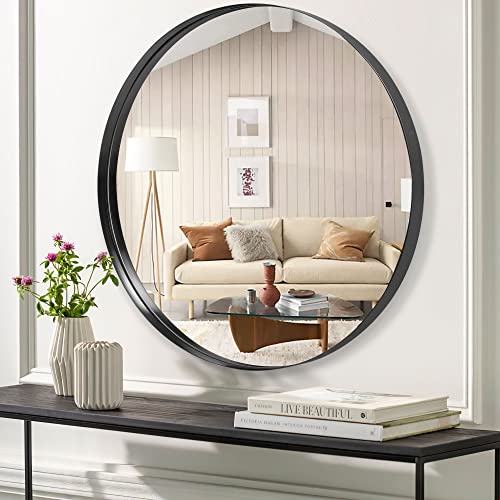 NeuType 28 inch Round Mirror