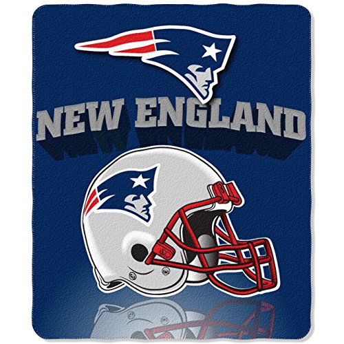 New England Patriots Gridiron Fleece Throw