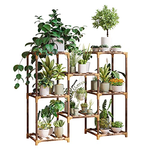 New England Stories Plant Stand Indoor, Outdoor Wood Plant Stands