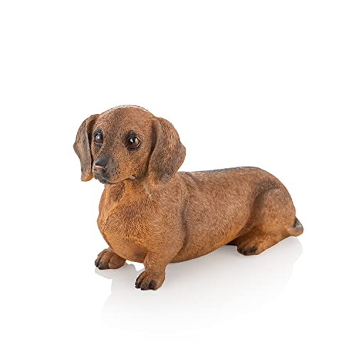 NEWDREAM Dachshund Memorial Statue