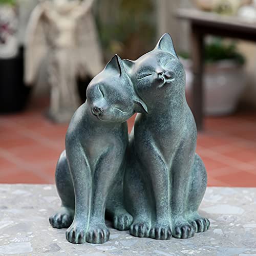 Newman House Studio Garden-Statues Cats Kitten-Couple Figurines Decor