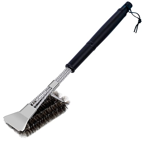 Cuisinart CCB-5014 Stainless Steel Grill Cleaning Brush, Silver