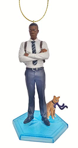 Nick Fury with Goose The Cat Figurine