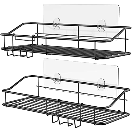 Nieifi Shower Caddy Shelf with Hooks - Convenient Bathroom Organizer