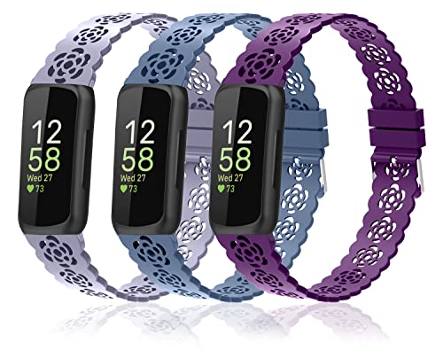 Nigaee Elastic Bands & Lace Silicone Bands for Fitbit Inspire
