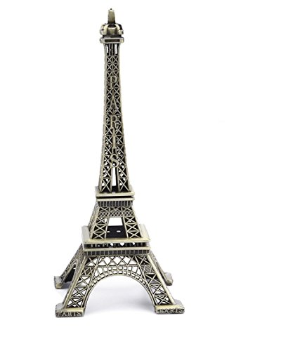 Nightwolf® 5.9 inch Bronze Paris Eiffel Tower Modelling Iron Craft Art Gift for Home Decoration Statues