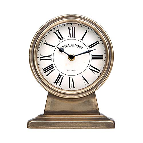 NIKKY HOME Vintage Gold Mantle Clock