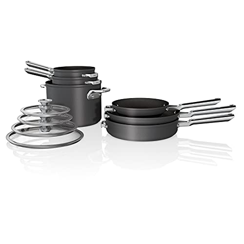 Nesting 9 Piece Teflon Induction Cookware – Galleyware Company