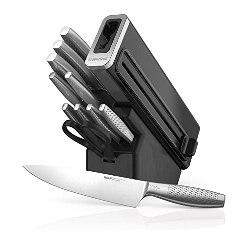 Ninja K62012 Foodi NeverDull Premium 12-Piece German Stainless Steel Knife System